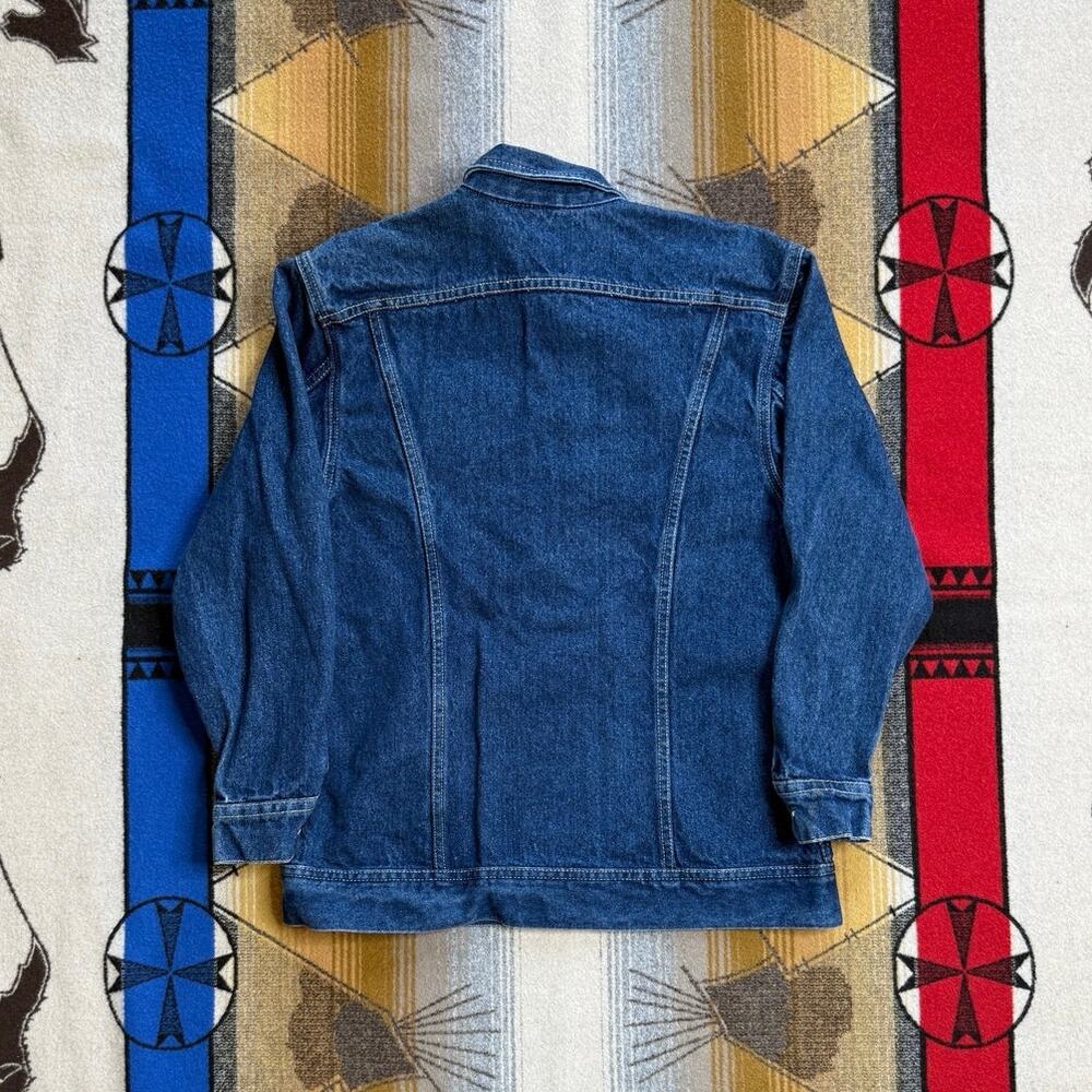 Vintage 80s Women’s MS Lee Denim Jacket Size 5/6 Made In USA - Picture 2 of 8